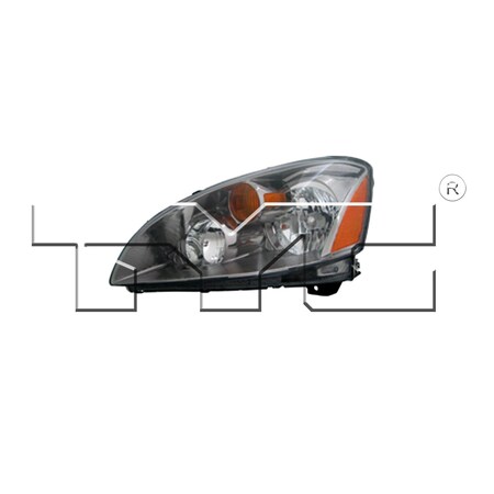 Tyc 02-04 Ns Altma (W/O Hid) Head Lamp, 20-6112-00 20-6112-00